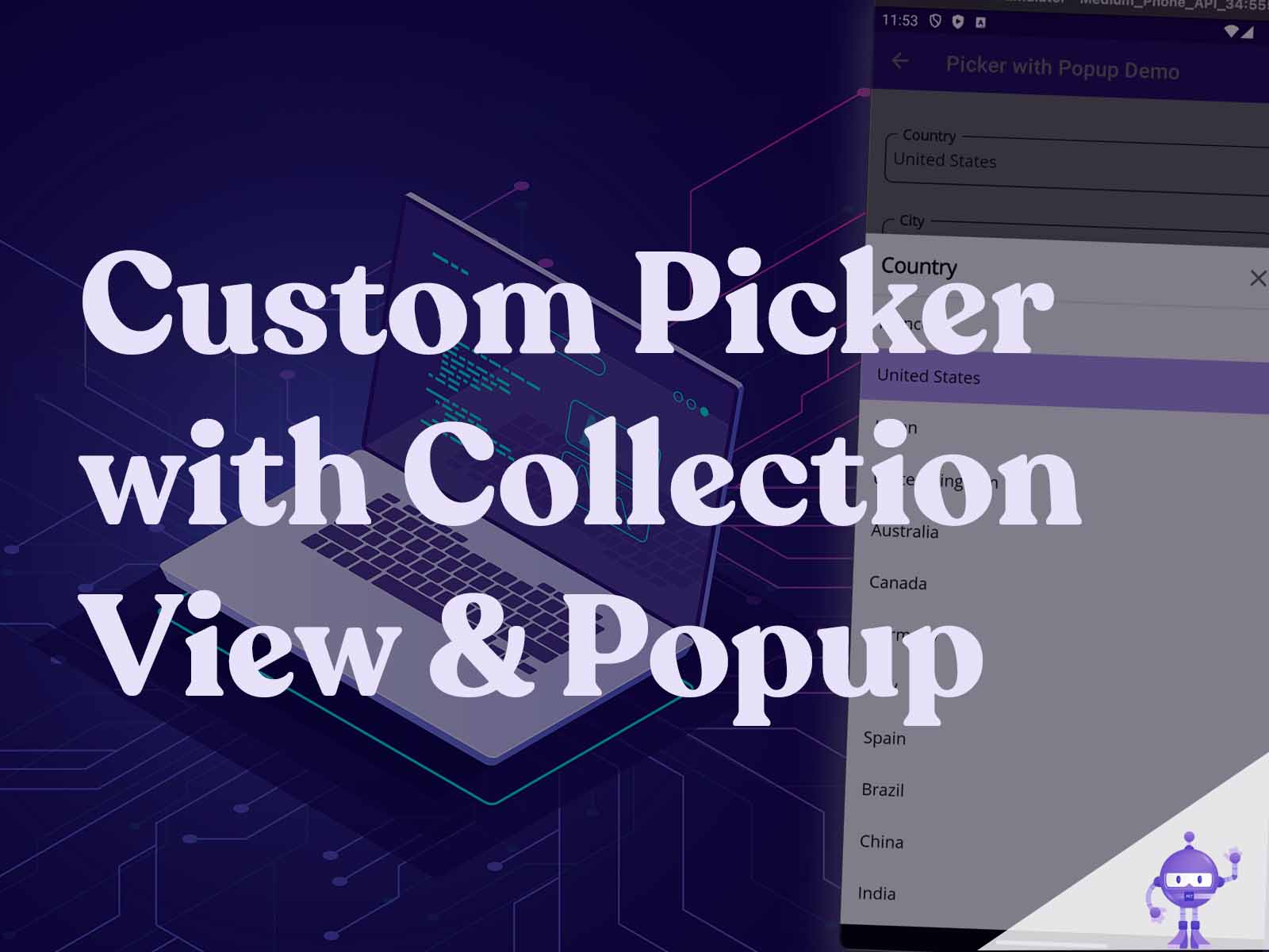 MAUI (Library Part 4) Custom Picker with Collection View and Popup