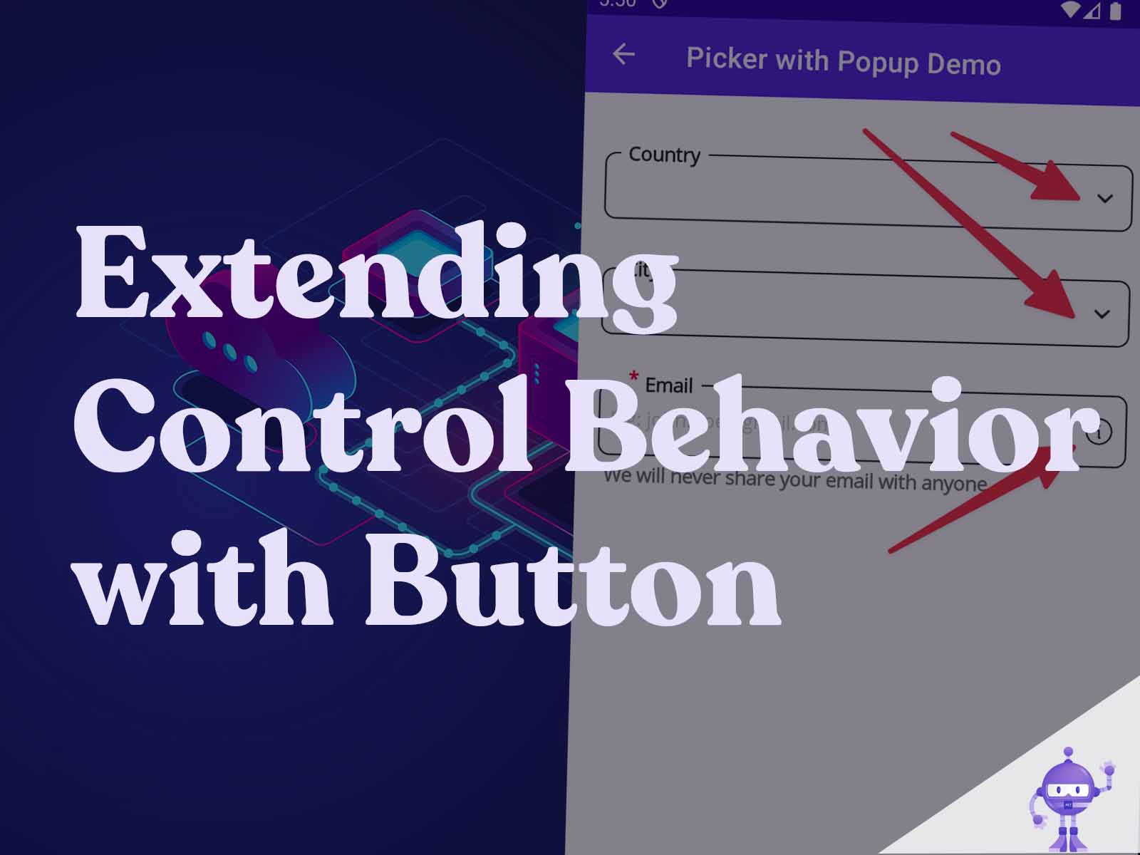 MAUI (Library Part 5) Extending Control Behavior with Button